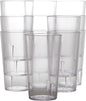 Restaurant Grade, BPA-Free 12oz Clear Plastic Cups 12pk. Super Durable by FoodRestaurantSupplies