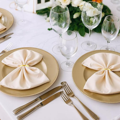 150Pcs Gold Napkin Rings Bulk, Elegant Thanksgiving & Fall Napkin Rings - Image 4