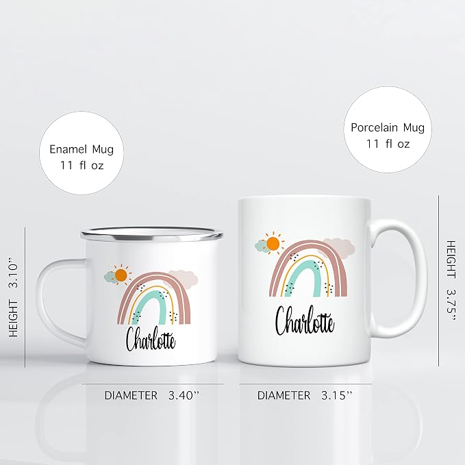 Personalized Mug for Kids, Girls | Customized Hot Chocolate, Coffee & Tea Cup | - Image 3