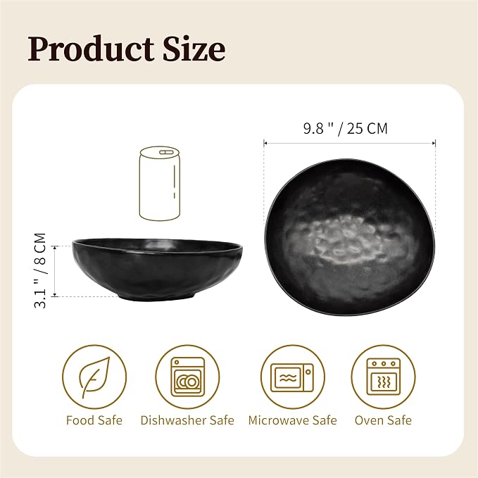 Ceramic Decorative Bowl, Reinforced Ceramic Catchall Bowl - Image 5