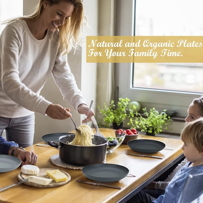 Wheat Straw Dinner Plates - Image 8