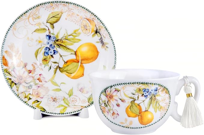 STP GOODS Bone China Tea/Coffee Cup and Saucer in Gift Box Fine Bone China - Image 6
