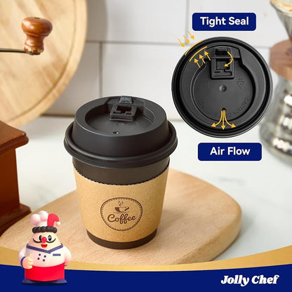 JOLLY CHEF 100 Count 10 oz Coffee Cups - Image 3