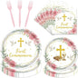 Rakuto First Communion Party Decorations, Serve 24 by Rakuto