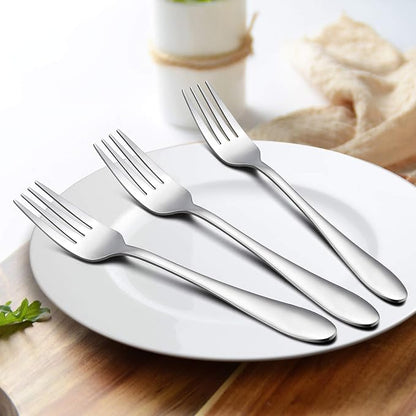 LIANYU 30 Piece Silverware Set for 6, Stainless Steel Flatware Cutlery Set - Image 5
