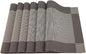 Gugrida Vinyl Coffee Placemats Heat Resistant Dining Table Mats Non-Slip Washable Place Mats Set of 6 （Coffee）