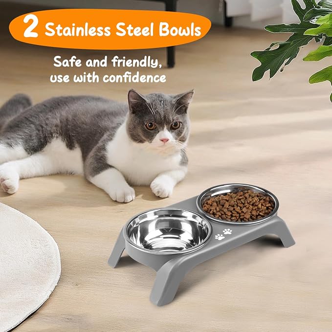 Elevated Dog Bowls for Small Dogs, 3” High Raised Dog Bowl Stand - Image 5