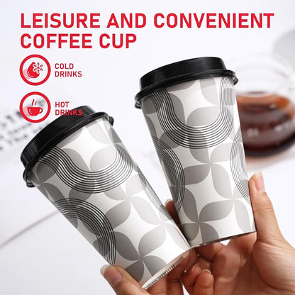 16 oz Disposable Paper Coffee Cups - Image 4
