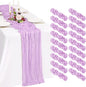 18 Pack Cheesecloth Table Runner 10FT Lilac Purple Table Runner Lavender Boho by Showgeous