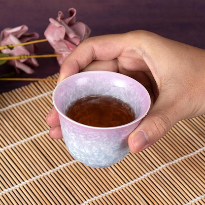 KAMMAK Japanese Tea Cups, 3.4 Oz Small Handmade Ceramic Teacups, Loose Leaf and - Image 6