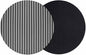 Geometric Grey Coasters Set of 2, Abstract Contemporary Minimalist Line Soft by PIEPLE