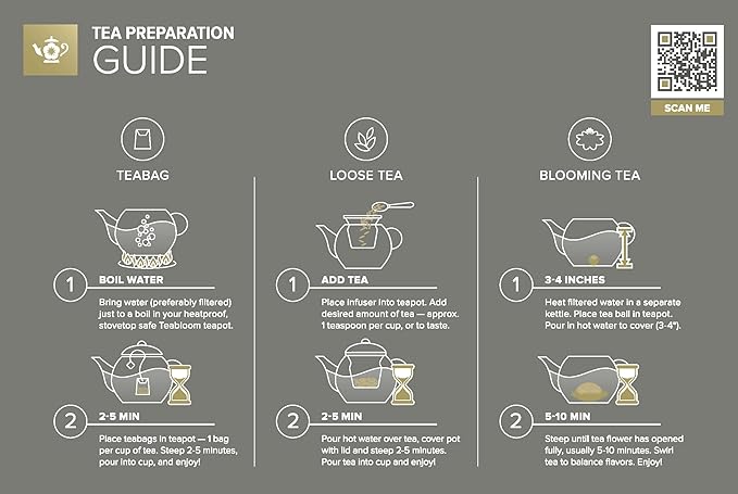 Teabloom Stovetop & Microwave Safe Glass Teapot - Image 5