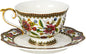 ACMLIFE Bone China Tea Cup and Saucer Set by ACMLIFE