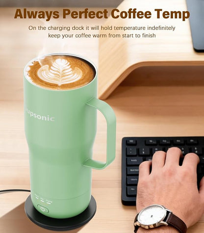Supsonic Heated Coffee Mug, 20oz Electric Temperature Control Cup | Keeps - Image 3