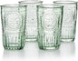 Bormioli Rocco Romantic Set Of 4 Cooler Glasses, 16 Oz. Colored Crystal Glass by Bormioli+Rocco