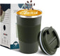 Insulated Travel Coffee Mug, Stainless Steel Coffee Cup by YINBAOGE