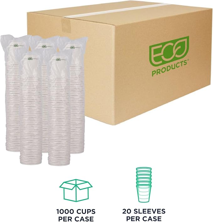 ECO PRODUCTS GreenStripe Disposable Paper Hot Cups, 10 oz - Image 2