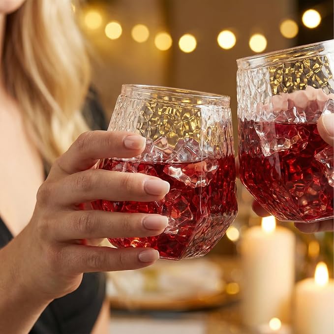 Ciaell 30 Pack Plastic Wine Glasses - Image 9