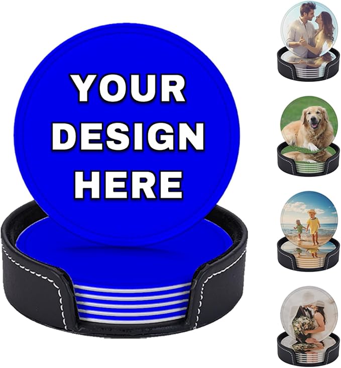 Personalized Drink Coasters by YHPHRTA