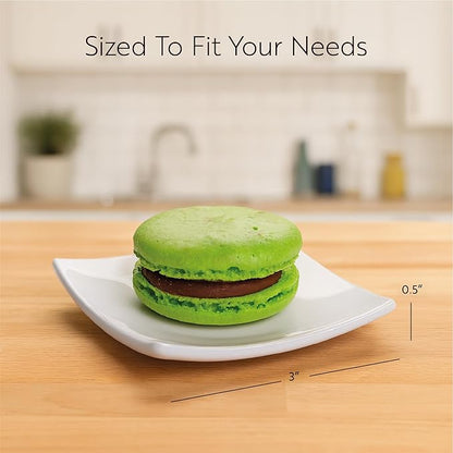 Restaurantware-3 Inch Square Mini Plates, 10 Square Small White Plates For Appetizers - Microwavable, Oven-Safe, White Porcelain Appetizer Plate, Won't Chip, For Appetizers Or Desserts