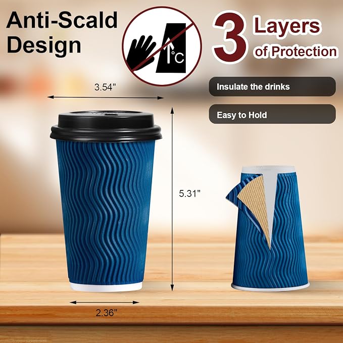 Lamosi 500 Pack Coffee Cups - Image 2