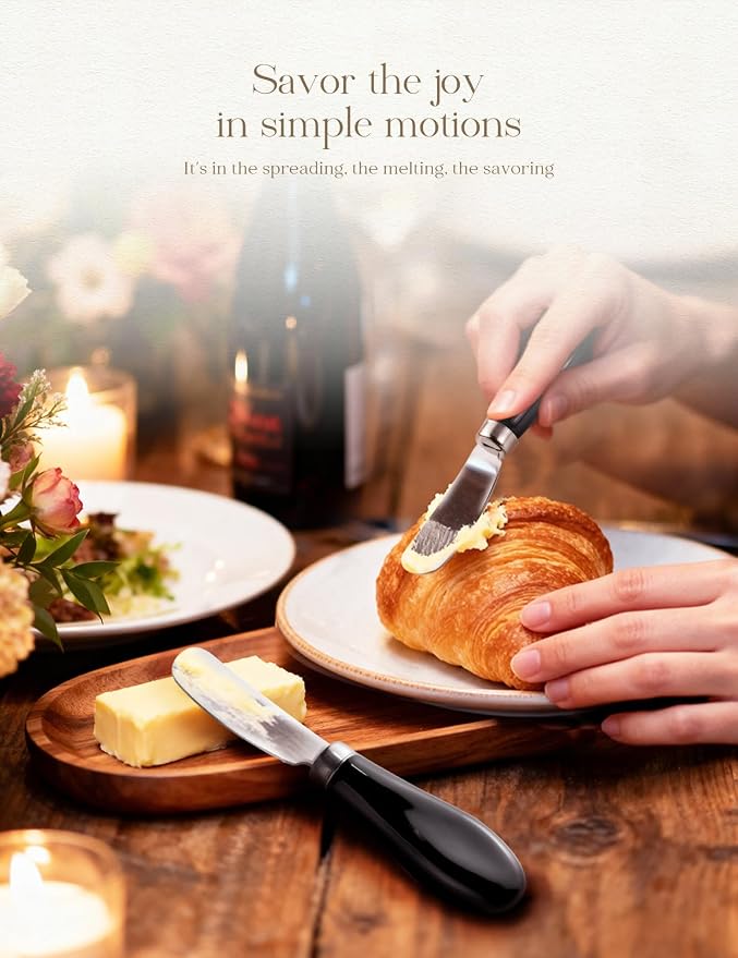 Stainless Steel Butter Spreader Knife 2 Pack - Image 6