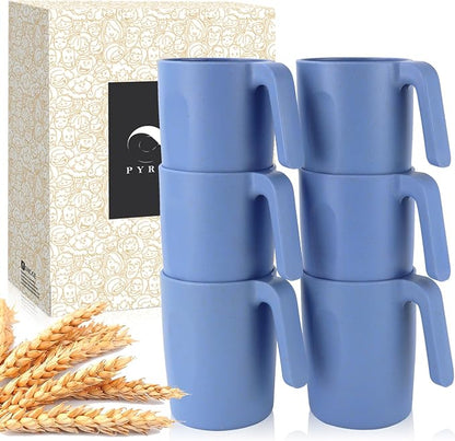 PYRMONT Wheat Straw Cups 16 Oz Alternative Plastic Cups by PYRMONT