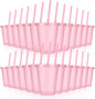 24 Pcs Plastic Tumblers with Lids and Straws, Reusable Cups with Lids Plastic by LEIFEOSH