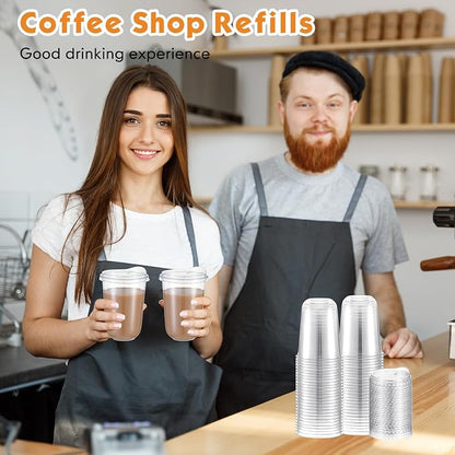 Baderke 50 Pcs Round Bottom Plastic Cups - Image 6