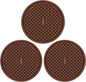 3 Pack Silicone Coasters for Drinks, Thickened Coaster by CAETOUNG