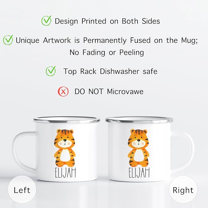 Personalized Mug for Kids, Girls | Customized Cocoa, Hot Chocolate, Coffee & - Image 2