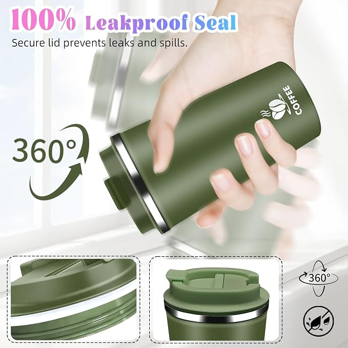 17oz Insulated Travel Coffee Mug - Image 6