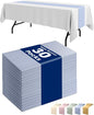 Pureegg Plastic Table Runners Disposable 30 Pack, 14 x 108 Inch Table Runner by Pureegg