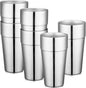 Beasea Stainless Steel Cups 19 oz, 6 Pack Large 18.6oz 550ml Stackable by Beasea
