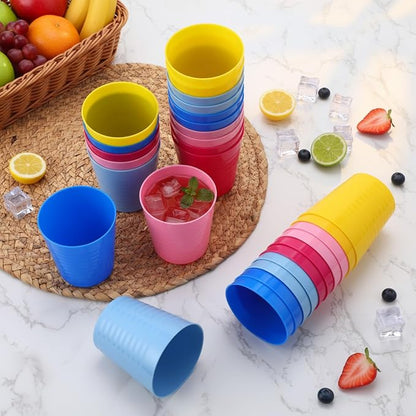 Eccliy 36 Pcs Kids Cups Bulk, 8 oz Plastic Toddler Drinking Cups Unbreakable - Image 3