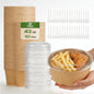 TOPtoper 43Oz 50Pcs Paper Bowls by TOPtoper