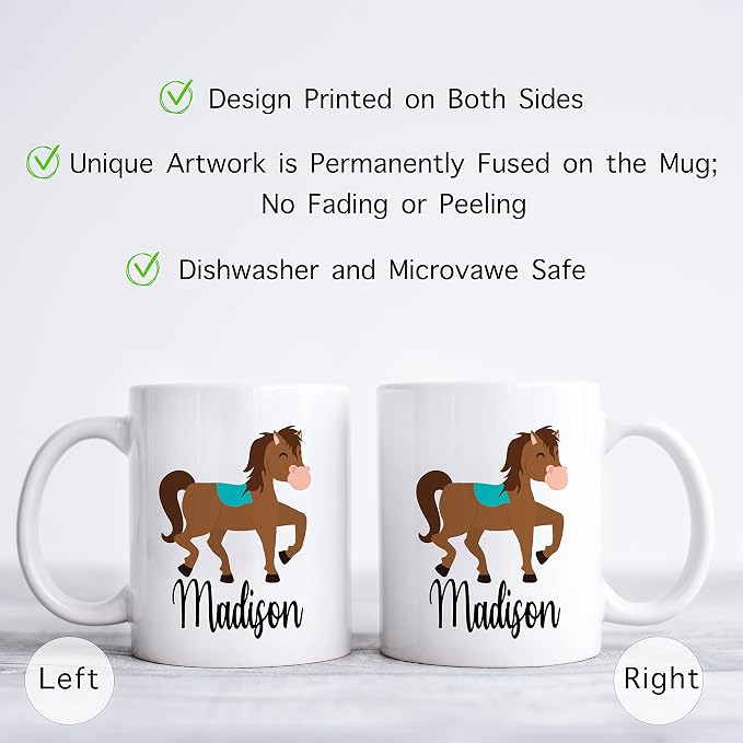 Personalized Mug for Kids, Girls | Customized Hot Chocolate, Coffee & Tea Cup | - Image 2