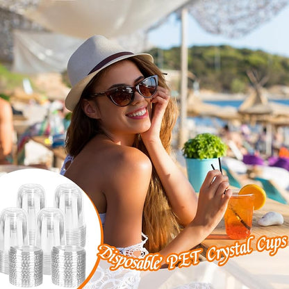 50 Pack Clear Plastic Cups - Image 4