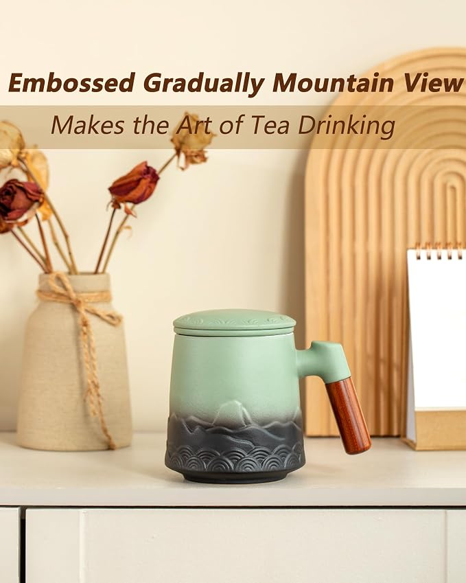 ZENS Tea Mug with Infuser and Lid - Image 3