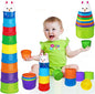 WEEJOYGAM Baby Stacking Cups, Nesting Stacking Toys by WEEJOYGAM