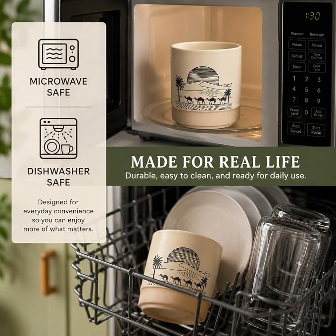 7oz Ceramic Mug Cups with DIY Canvas - Image 6