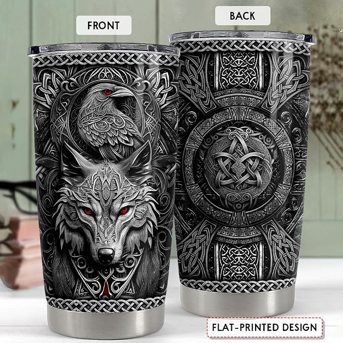 Viking Cup Tumbler 20oz Viking Gifts - Image 2