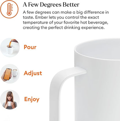 Ember Temperature Control Smart Mug 2, 14 Oz, App-Controlled Heated Coffee Mug - Image 6