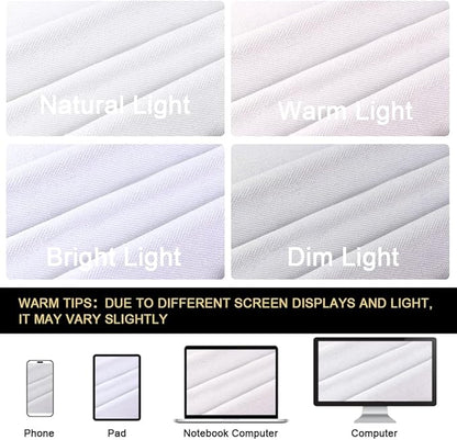 PrinceDeco Blackout Curtains for Bedroom/Living Room Light Blocking White Curtains 96 Inches Long Room Darkening Curtains & Drapes Thermal Insulated Window Treatments for Room Decor,Pure White