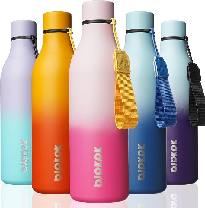 BJPKPK 25oz Insulated Water Bottle, Stainless Steel Bottle by BJPKPK
