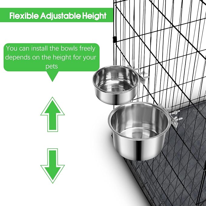 2 Pcs Large Dog Food Water Bowl - Image 4