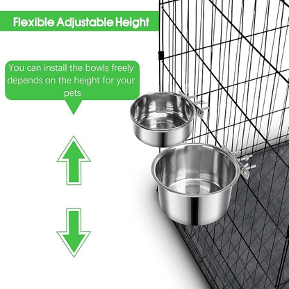 2 Pcs Large Dog Food Water Bowl - Image 4