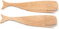 Ironwood Gourmet Acacia Wood Whale Salad Serving Utensils by Ironwood