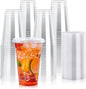 Lilymicky 20 oz Clear Plastic Cups by Lilymicky