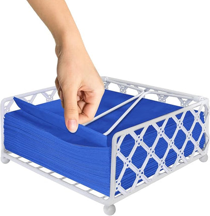 Blue Donuts Lattice Collection Napkin Holder – Napkin Holders - Image 4